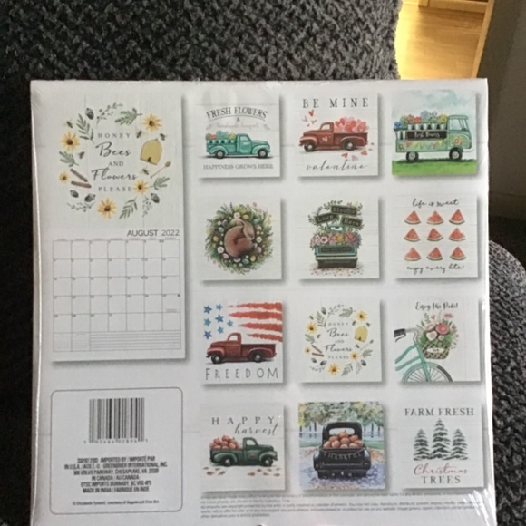 Calendar farmhouse for crafts new still in packaging 2022 hard to find DIY craft - Picture 3 of 7